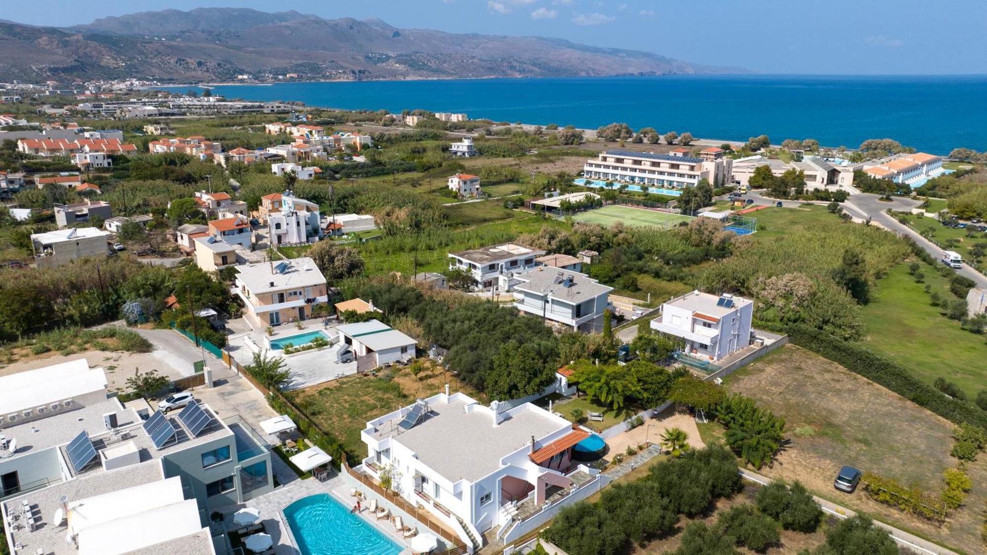 Villa Eleni 100M From The Sea Rapanianá Exterior foto