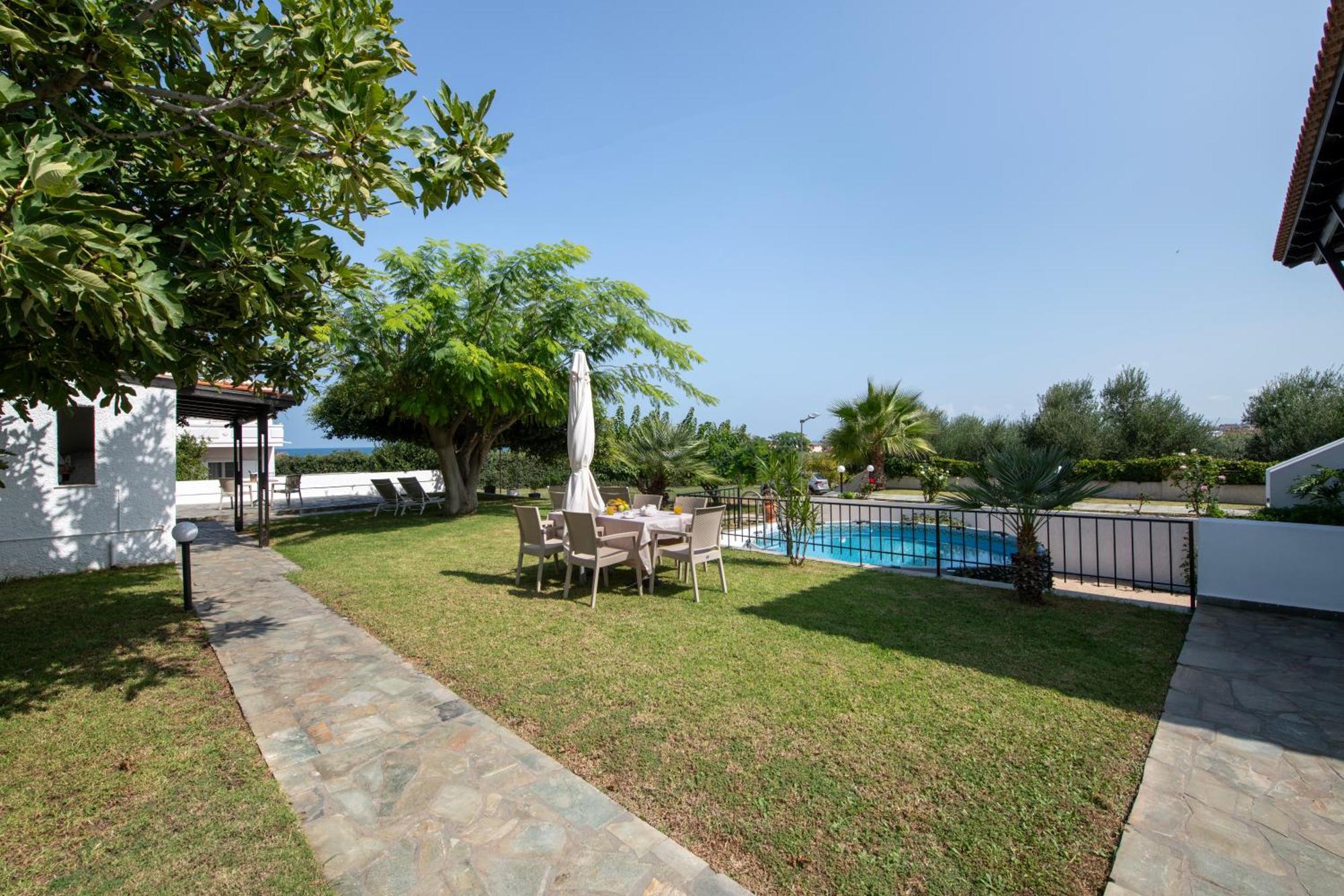 Villa Eleni 100M From The Sea Rapanianá Exterior foto